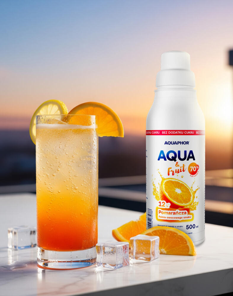 koktajl o smaku pomarańczowym