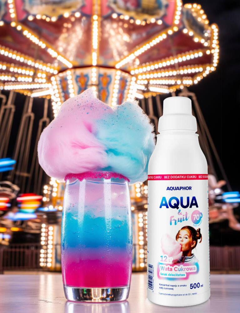 koktajl o smaku waty cukrowej